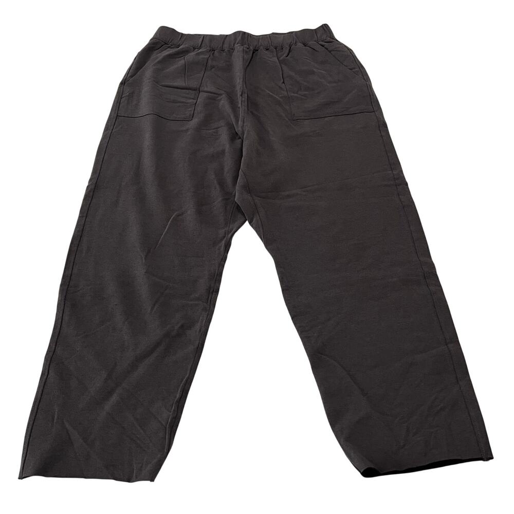 16-92 LUNYA Lahgo Women's Soft Raw Hem Sleep Lounge Pants Gray Large